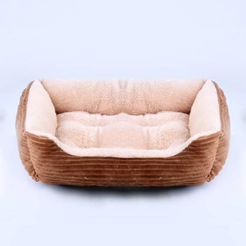 MOLUO Bett für Hund, Katze, Haustier, quadratisch, Plüsch, Hundehütte, mittelgroß, klein, Hundesofa, Bettkissen, Haustier, beruhigend, Hundebett, Haus, Heimtierbedarf, Zubehör MOLUO Bett für Hund, Katze, Haustier, quadratisch, Plüsch, Hundehütte, mittelgroß, klein, Hundesofa, Bettkissen, Haustier, beruhigend, Hundebett, Haus, Heimtierbedarf, Zubehör von MOLUO
