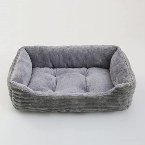 MOLUO Bett für Hund, Katze, Haustier, quadratisch, Plüsch, Hundehütte, mittelgroß, klein, Hundesofa, Bettkissen, Haustier, beruhigend, Hundebett, Haus, Heimtierbedarf, Zubehör MOLUO Bett für Hund, Katze, Haustier, quadratisch, Plüsch, Hundehütte, mittelgroß, klein, Hundesofa, Bettkissen, Haustier, beruhigend, Hundebett, Haus, Heimtierbedarf, Zubehör von MOLUO