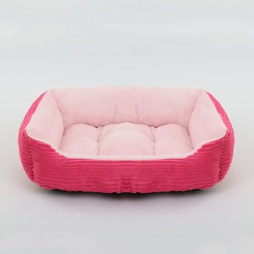 MOLUO Bett für Hund, Katze, Haustier, quadratisch, Plüsch, Hundehütte, mittelgroß, klein, Hundesofa, Bettkissen, Haustier, beruhigend, Hundebett, Haus, Heimtierbedarf, Zubehör MOLUO Bett für Hund, Katze, Haustier, quadratisch, Plüsch, Hundehütte, mittelgroß, klein, Hundesofa, Bettkissen, Haustier, beruhigend, Hundebett, Haus, Heimtierbedarf, Zubehör von MOLUO