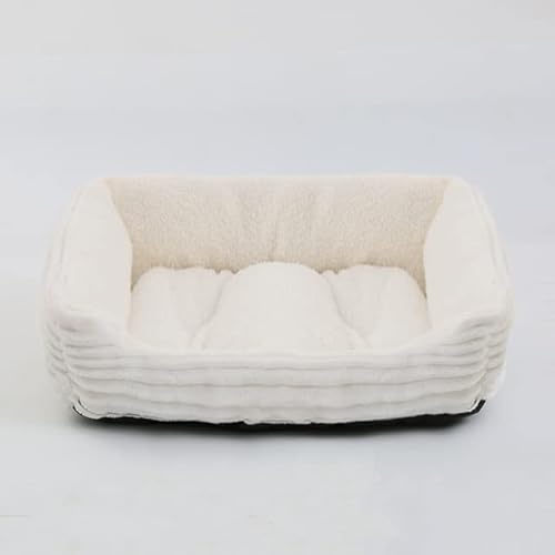 MOLUO Bett für Hund, Katze, Haustier, quadratisch, Plüsch, Hundehütte, mittelgroß, klein, Hundesofa, Bettkissen, Haustier, beruhigend, Hundebett, Haus, Heimtierbedarf, Zubehör MOLUO Bett für Hund, Katze, Haustier, quadratisch, Plüsch, Hundehütte, mittelgroß, klein, Hundesofa, Bettkissen, Haustier, beruhigend, Hundebett, Haus, Heimtierbedarf, Zubehör von MOLUO