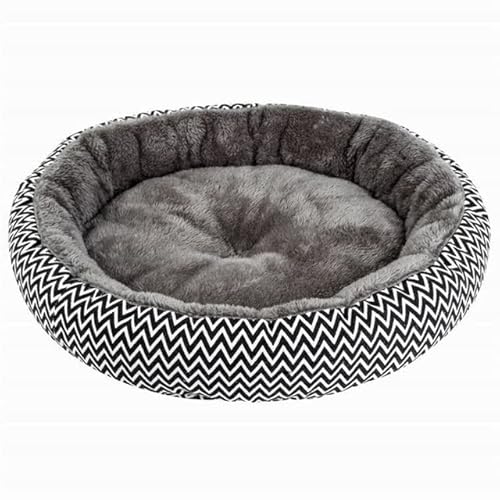 MOLUO Hundeschlafmatte Pad Nest Zwinger Haustierkissen Weiche Welpennestschale Versteckt Katzenbett Haus Rundes Bett Fodable Für Winter Warm von MOLUO