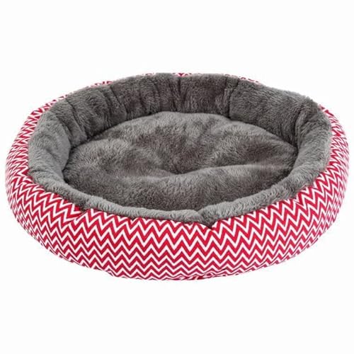 MOLUO Hundeschlafmatte Pad Nest Zwinger Haustierkissen Weiche Welpennestschale Versteckt Katzenbett Haus Rundes Bett Fodable Für Winter Warm von MOLUO