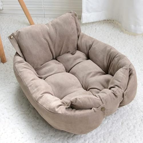 MOLUO Multifunktions-Hundebett-Matte 3 in 1 Hunde-Katzen-Schlafbett-Sofa Warmer Winter-Welpen-Kätzchen-Nest-Zwinger-weiches Haustier-Kissen für Hunde Katzen von MOLUO