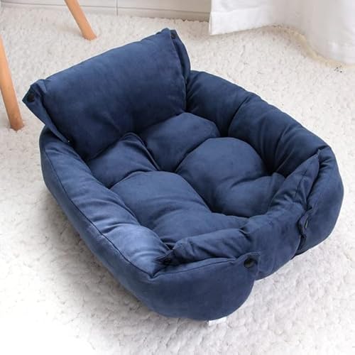 MOLUO Multifunktions-Hundebett-Matte 3 in 1 Hunde-Katzen-Schlafbett-Sofa Warmer Winter-Welpen-Kätzchen-Nest-Zwinger-weiches Haustier-Kissen für Hunde Katzen von MOLUO