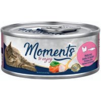 MOMENTS Adult Huhn mit Lachs und Spinat 24x70 g von MOMENTS
