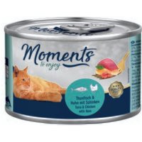 MOMENTS Adult Thunfisch und Huhn mit Schinken 24x140 g von MOMENTS