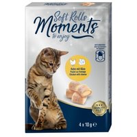 MOMENTS Soft Rolls 6x4x10g Huhn und Käse von MOMENTS
