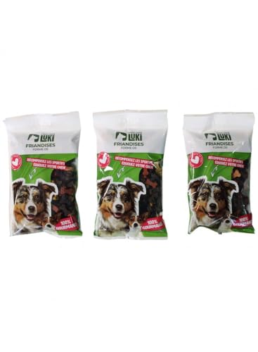 MON AMI LUKI - Belohnungsfrüchte, 200 g, für Hunde, 100 % Frisur, ohne künstliche Aromen, 3 Stück von MON AMI LUKI