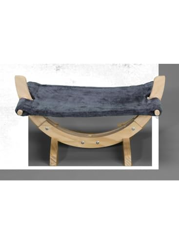 MON AMI LUKI - Hamac Holz und Textilien - Grau - 29X57X31CM - Grau - Katze - 29 X 57 X 31 CM MON AMI LUKI - Hamac Holz und Textilien - Grau - 29X57X31CM - Grau - Katze - 29 X 57 X 31 CM von MON AMI LUKI