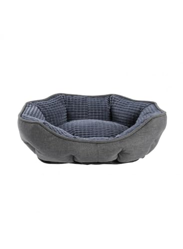 MON AMI LUKI - Korb oval, weich, rutschfest, für Hunde, 45 x 40 x 16 cm, Blau MON AMI LUKI - Korb oval, weich, rutschfest, für Hunde, 45 x 40 x 16 cm, Blau von MON AMI LUKI
