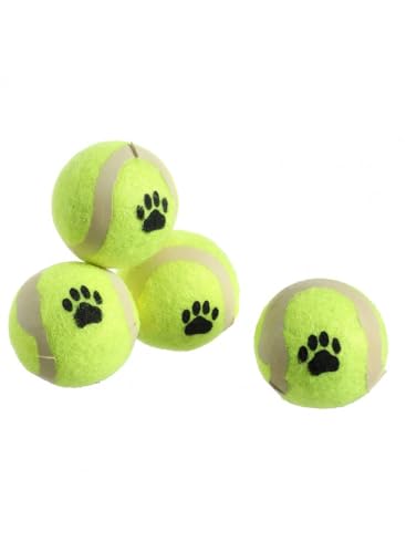 MON AMI LUKI - Spielzeug Tennisball x 4 – Hund – Durchmesser 3,5 cm von MON AMI LUKI