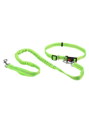 Set mit Freisprecheinrichtung, Neongelb – Leine ausziehbar von 120 bis 180 cm – Gürtel verstellbar von 65 bis 120 cm – Gurtbreite Set mit Freisprecheinrichtung, Neongelb – Leine ausziehbar von 120 bis 180 cm – Gürtel verstellbar von 65 bis 120 cm – Gurtbreite von MON AMI LUKI
