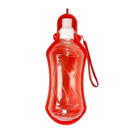 Pet Water Cup Tragbarer Trinkkessel, Mehrzweck-Haustierbedarf, 518 ml, Rot - 1 von MONARCH BRIGHT
