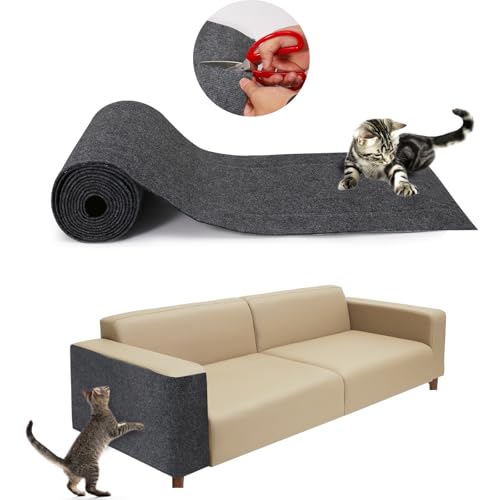 Große Kratzmatte für Katzen, 300 x 40 cm, mit selbstklebendem Teppich, zuschneidbar, selbstklebender Teppich, Ersatz für Kratzbaum, Regale, Couch, Möbel, DIY-Schutz Große Kratzmatte für Katzen, 300 x 40 cm, mit selbstklebendem Teppich, zuschneidbar, selbstklebender Teppich, Ersatz für Kratzbaum, Regale, Couch, Möbel, DIY-Schutz von MONBEYEE