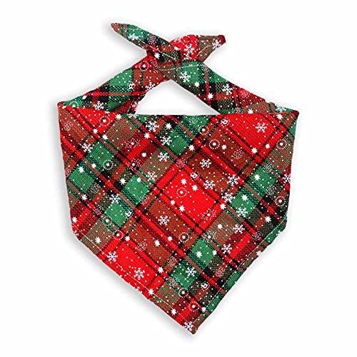 MONKIMAU Hundehalstuch für große Hunde - Halstuch Hund Weihnachten Xmas (rot) von MONKIMAU