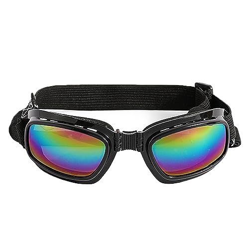 MONOJLY Anti-UV-Hunde-Sonnenbrille für mittelgroße und kleine Hunde, winddicht, lange Schnauze, verstellbare Welpenbrille von MONOJLY