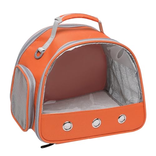 MONOJLY Hamster-Handtaschen mit Netzfenster, atmungsaktiv, Outdoor-Hamster-Tragetasche, Schultertasche für Reisen, Handtasche, Haustierbedarf von MONOJLY