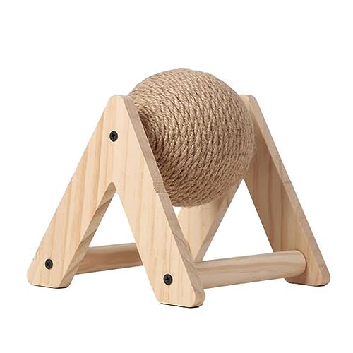 MONOJLY Kaninchenspielzeug, Krallenschleifball für kleine Haustiere, Kratzbäume, Sisalhanfball, bissfest, Kleintierspielzeug MONOJLY Kaninchenspielzeug, Krallenschleifball für kleine Haustiere, Kratzbäume, Sisalhanfball, bissfest, Kleintierspielzeug von MONOJLY