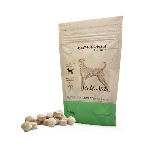 montanus Nature Multi-Vits, Multivitamin-Tabletten für Hunde (200 g) von MONTANUS
