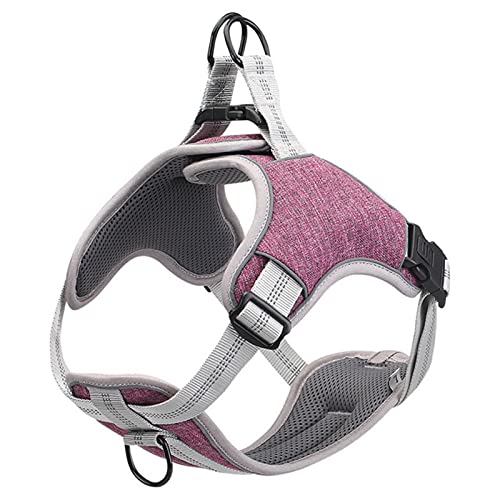 MOOCO MORNING No Pull Pet Dog Harness Soft Lining Reflective Medium Large Dogs Harness Vest Breathable Walking Training Chest Strap Pet Supply von MOOCO MORNING