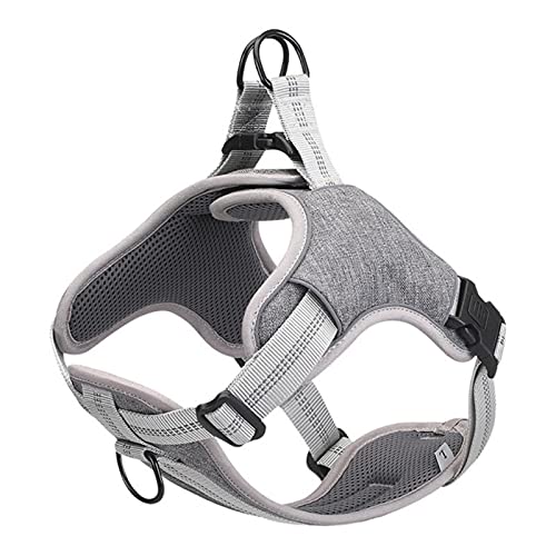 MOOCO MORNING No Pull Pet Dog Harness Soft Lining Reflective Medium Large Dogs Harness Vest Breathable Walking Training Chest Strap Pet Supply von MOOCO MORNING