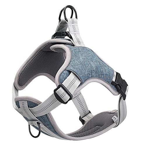 MOOCO MORNING No Pull Pet Dog Harness Soft Lining Reflective Medium Large Dogs Harness Vest Breathable Walking Training Chest Strap Pet Supply von MOOCO MORNING