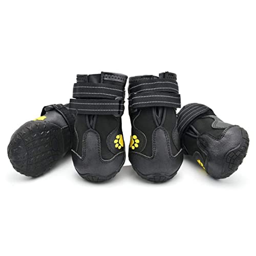 MOOCO MORNING Wasserdichter Outdoor-Sportschuh für Hunde, kleine, mittelgroße und große Hundewelpen, Stiefel für Hunde, jedes Wetter, Haustier-Hundeschuhe von MOOCO MORNING