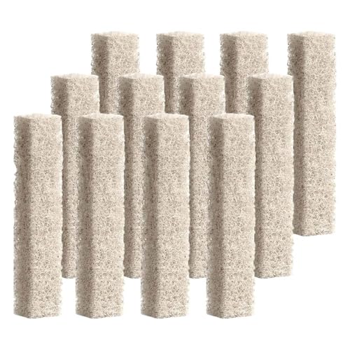 MOOKEENONE Aquarium Ammoniakentferner Pad für Aqueon QuietFlow 10 LED PRO Power Filter, 12 Stück von MOOKEENONE
