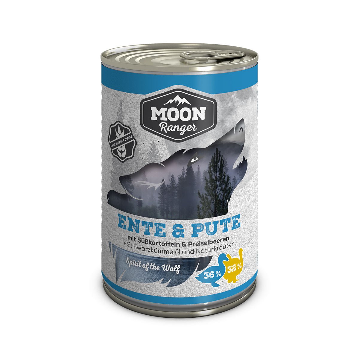 MOON Ranger Ente & Pute mit Süßkartoffeln 12x400g von MOON RANGER