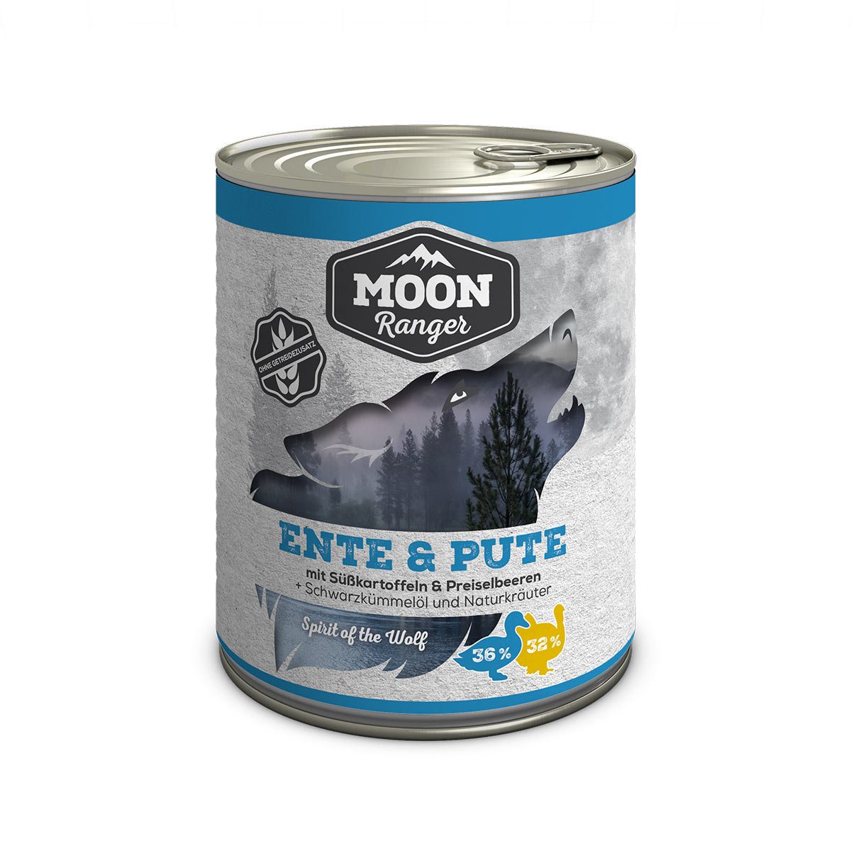 MOON Ranger Ente & Pute mit Süßkartoffeln 12x800g von MOON RANGER