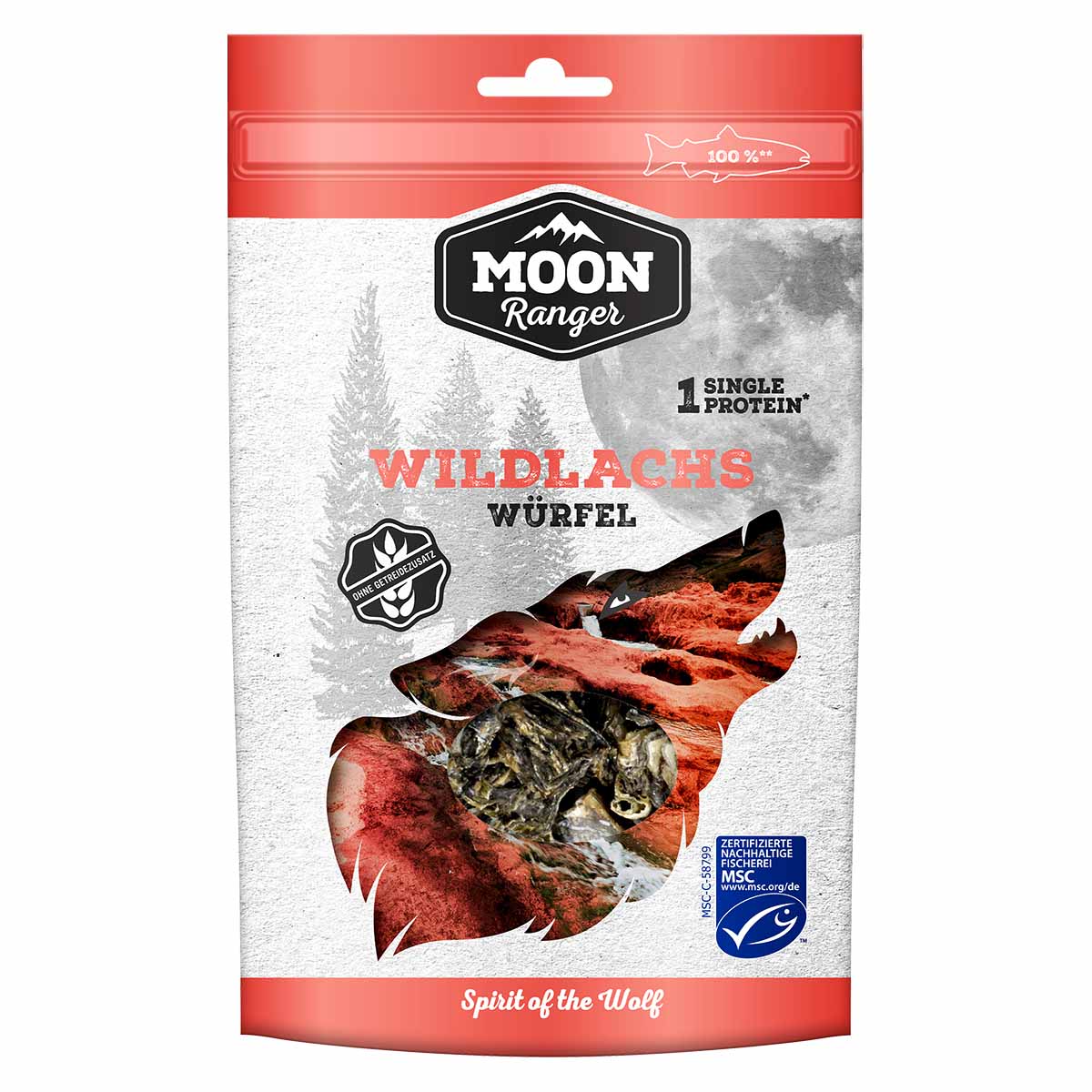 MOON Ranger Wildlachs Würfel 70g MOON Ranger Wildlachs Würfel 70g von MOON RANGER