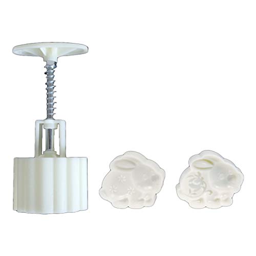 Handdruck-Mond-Kuchenform für Mittelherbst-Festivals, 50 g, 3D-Ausstechform, Stempel, Backformen, Küchenzubehör Handdruck-Mond-Kuchenform für Mittelherbst-Festivals, 50 g, 3D-Ausstechform, Stempel, Backformen, Küchenzubehör von MOONDAME