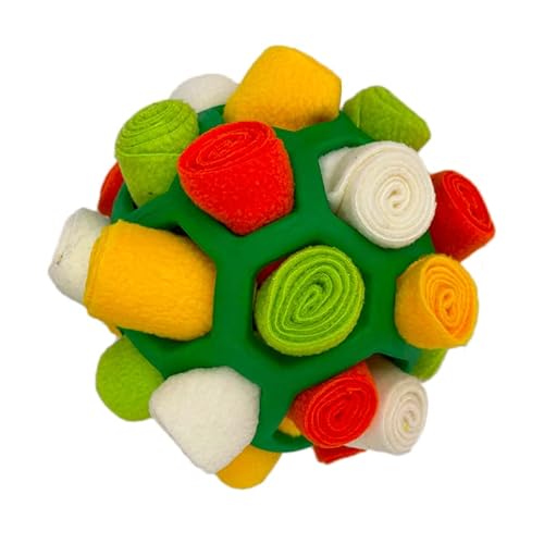 Schnüffelball für Hunde, Interaktives Hundeanreicherungsspielzeug Schnüffelinteraktives Leckerli-Spiel, Schnüffelmatte Hundespielzeug zur Linderung von Langeweile, Haustier-Leckerli-Spender Spielzeug von MOREASE