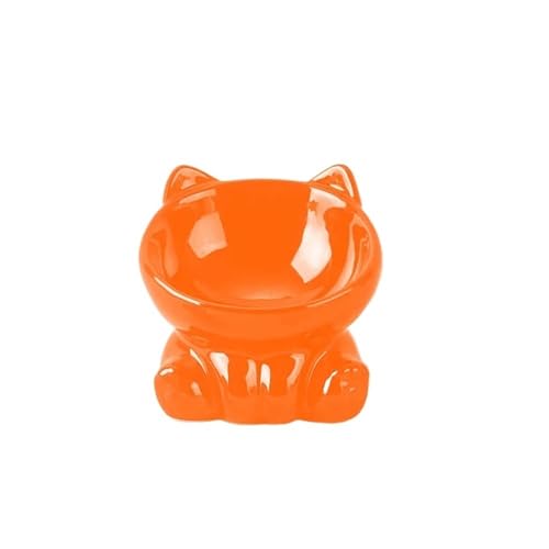 Futternapf für Hunde, erhöht, geneigt, für Katzen, Welpen, Futternapf, Keramik, schützt die Halswirbelsäule, 1 Stück von MORENTSU