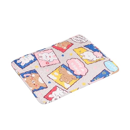 MORENTSU Haustierdecke, Hundebett, weiche Matte, Katzen-Schlafmatten, Sommer-Kühlmatte für kleine, mittelgroße Hunde, atmungsaktives Kissen, maschinenwaschbar (PS221-1, XL-70 x 50 cm) von MORENTSU