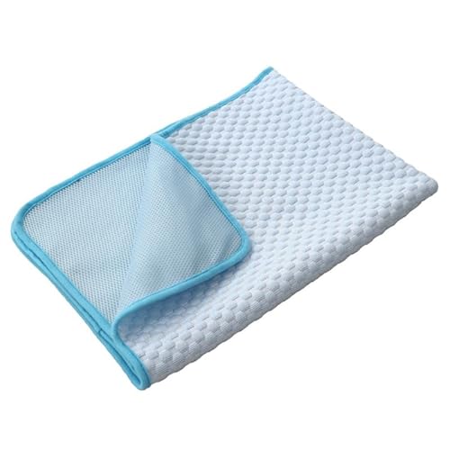 MORENTSU Kühlmatte für Hunde für den Sommer, Eiskissen, Katze, atmungsaktiv, waschbar, Sofa, atmungsaktiv, Haustier-Hundebett, Haustier-Autositz, Blau, Größe XS 40 x 30 cm MORENTSU Kühlmatte für Hunde für den Sommer, Eiskissen, Katze, atmungsaktiv, waschbar, Sofa, atmungsaktiv, Haustier-Hundebett, Haustier-Autositz, Blau, Größe XS 40 x 30 cm von MORENTSU