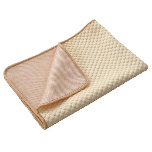 MORENTSU Kühlmatte für Hunde für den Sommer, Eiskissen, Katze, atmungsaktiv, waschbar, Sofa, atmungsaktiv, Haustier-Hundebett, Haustier-Autositz, Gelb, Größe XS 40 x 30 cm MORENTSU Kühlmatte für Hunde für den Sommer, Eiskissen, Katze, atmungsaktiv, waschbar, Sofa, atmungsaktiv, Haustier-Hundebett, Haustier-Autositz, Gelb, Größe XS 40 x 30 cm von MORENTSU
