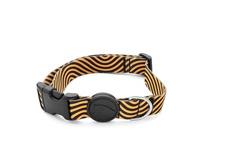 MORSO® Hundehalsband, M, gelb/orange und schwarz von MORSO