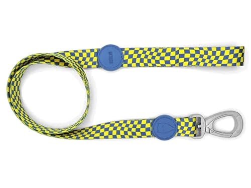 MORSO® Hundeleine für kleine Hunde, Größe S 120 cm, Gelb und Hellblau von MORSO