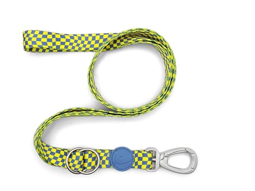 MORSO® Multifunktionale Trainingsleine, 3 Längen 1 Leine, für große Hunde, Größe L 200/100/65cm, Gelb und Hellblau von MORSO