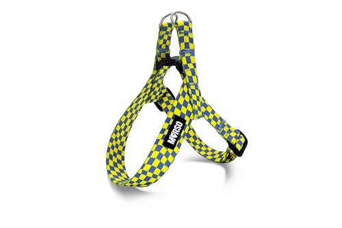 MORSO® Verstellbares Hundegeschirr Mini für kleine Hunde, gelb und hellblau, Größe XS von MORSO