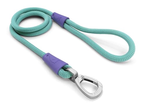 MORSO Hundeleine aus Seil 120 cm Blaugrün/Violett von MORSO
