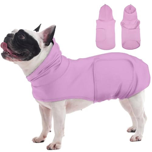 Angstshirt für kleine Hunde, Größe M, leichte Wickelweste, verstellbare Brust und Kapuze, weiche Linderung von Angstzuständen, Ohren gegen Lärm, Flussufer, maschinenwaschbar, Violett Angstshirt für kleine Hunde, Größe M, leichte Wickelweste, verstellbare Brust und Kapuze, weiche Linderung von Angstzuständen, Ohren gegen Lärm, Flussufer, maschinenwaschbar, Violett von MORVIGIVE
