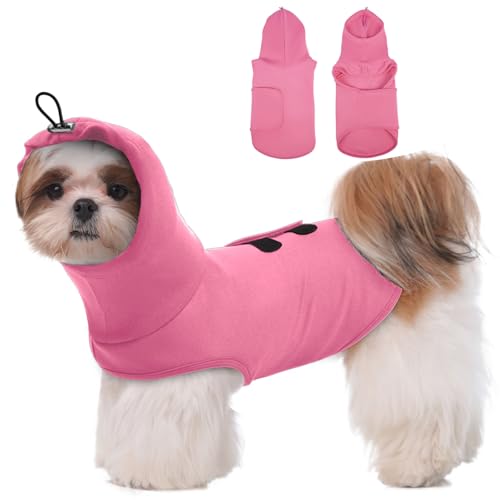 Angstshirt für kleine Hunde, atmungsaktive Angstjacke für Fremde, Sturm, Reisen, Bichon-beruhigende Weste, umhüllt die Ohren, atmungsaktiv für alle Jahreszeiten, maschinenwaschbar, Rosa Angstshirt für kleine Hunde, atmungsaktive Angstjacke für Fremde, Sturm, Reisen, Bichon-beruhigende Weste, umhüllt die Ohren, atmungsaktiv für alle Jahreszeiten, maschinenwaschbar, Rosa von MORVIGIVE