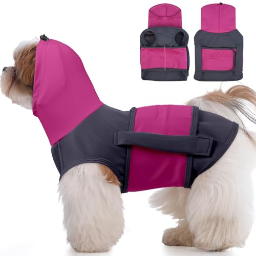 Beruhigende Weste für kleine Hunde, Farbblock-Shirt zur Linderung von Angstzuständen für Feuerwerk, Trennung und Reisen, hoher Hals, hält Kopf und Ohren ein, weich und verstellbar für Komfort, Beruhigende Weste für kleine Hunde, Farbblock-Shirt zur Linderung von Angstzuständen für Feuerwerk, Trennung und Reisen, hoher Hals, hält Kopf und Ohren ein, weich und verstellbar für Komfort, von MORVIGIVE