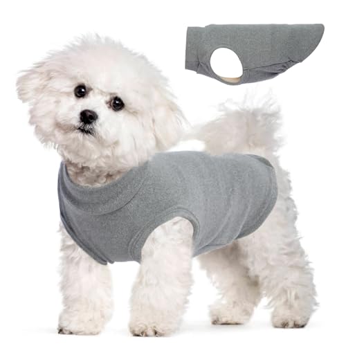 FleeceDog Weste, grau, M, Pullover, warme Weste, dehnbares Sweatshirt, leichte Winterjacke, Jungen-Hundepullover, Havaneser, Shih Tzu, Papillon FleeceDog Weste, grau, M, Pullover, warme Weste, dehnbares Sweatshirt, leichte Winterjacke, Jungen-Hundepullover, Havaneser, Shih Tzu, Papillon von MORVIGIVE