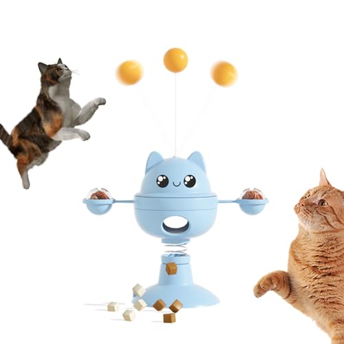 MOSNOW Cat Toys for Indoor Cats,Cat Food Toy,Interactive Toys Funny Balls for Indoor Cats,Gall Fruit Cat Toy,Funny Food Dispenser Feeder von MOSNOW