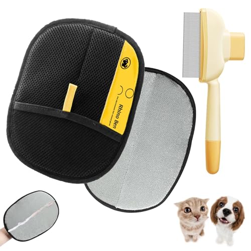Tierhaarentferner Handschuh 3 Stück Doppelseitige Fingerlos-anti-rutsch Fellpflegehandschuh Antistatische Automatische Haarsammlung Fell Magnet Handschuh Für Haustiere, Kleidung, Sofa Tierhaare Tierhaarentferner Handschuh 3 Stück Doppelseitige Fingerlos-anti-rutsch Fellpflegehandschuh Antistatische Automatische Haarsammlung Fell Magnet Handschuh Für Haustiere, Kleidung, Sofa Tierhaare von MOSTEDE