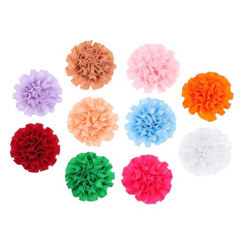 MOTHNUR 10 Stück Teiliges Hundehalsband Blumen Bunte Halsbandverzierung für Welpen Katzen und Kleine Haustiere Langlebige Hundepflege Accessoires Geeignet für Fotoshootings und Alltag von MOTHNUR