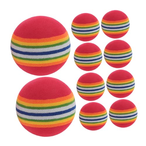 MOTHNUR 10 Stück Teiliges Interaktives Regenbogen Ball Weichem Eva Schaum Bissfestes Katzenspielzeug für Kätzchen und Kleine Hunde Fördert Training Bewegung und Spielerisches MOTHNUR 10 Stück Teiliges Interaktives Regenbogen Ball Weichem Eva Schaum Bissfestes Katzenspielzeug für Kätzchen und Kleine Hunde Fördert Training Bewegung und Spielerisches von MOTHNUR